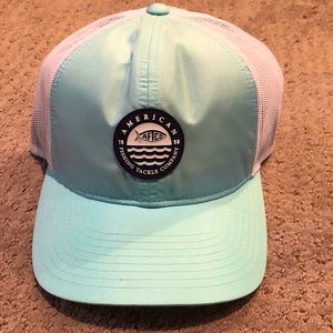 Seafoam AFTCO trucker hat never worn
